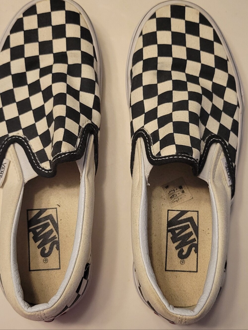 VANS Classic Slip-On Checkerboard Black/Off White